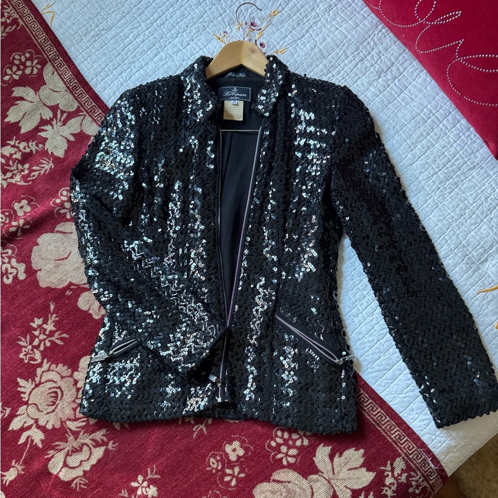 Sequin Black Jacket - image 1
